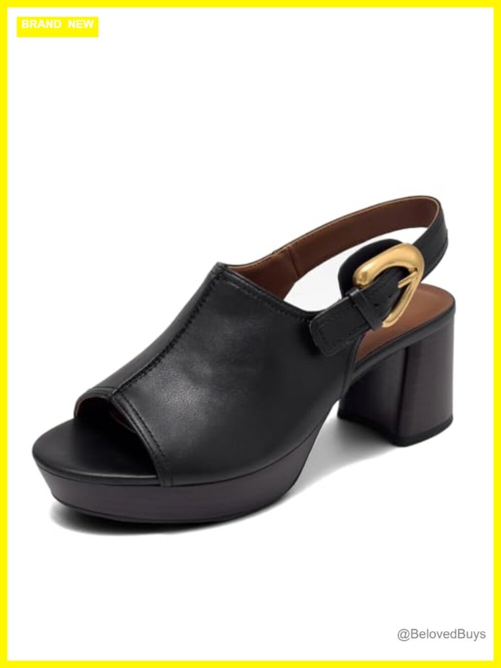 Aerosoles Women's Platform Sandals with Block Heel - Faux Leather